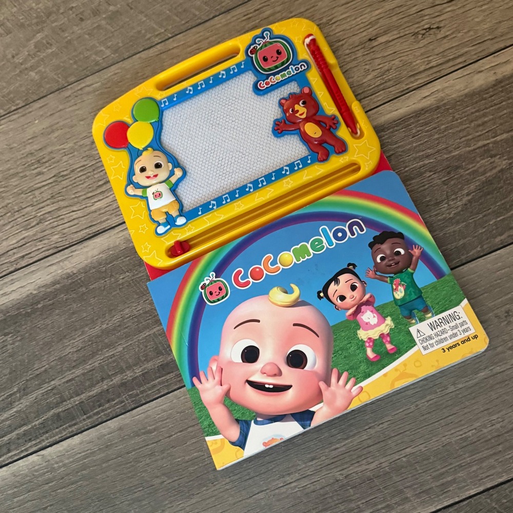 CoComelon Magnetic Drawing Board Book Phidal JJ Activity Pad 9782764356920